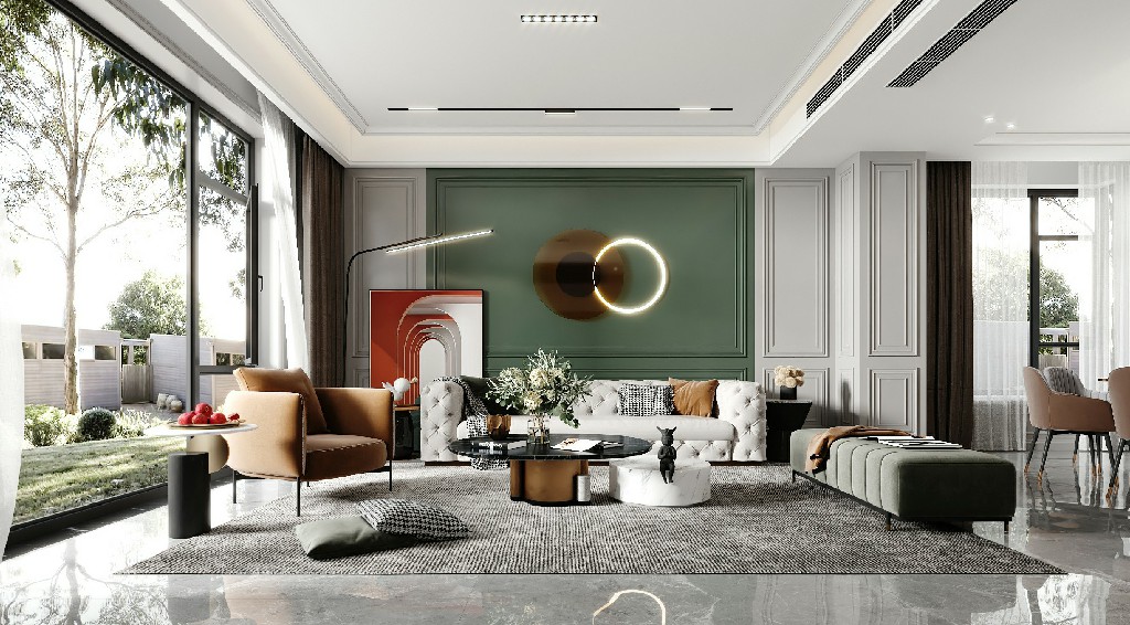 南寧新房裝修-歐式風格-客廳 南寧新房裝修-歐式風格-客廳