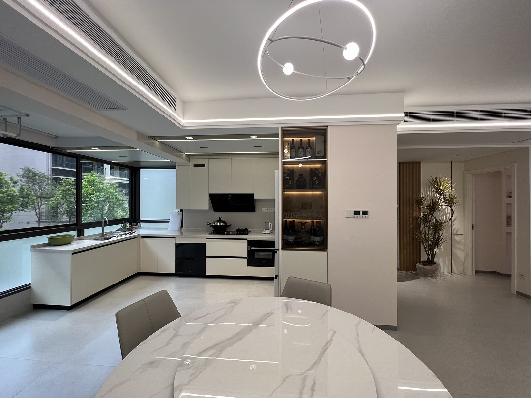 南寧二手房全拆裝修有哪些要注意？現(xiàn)代簡約-餐廚