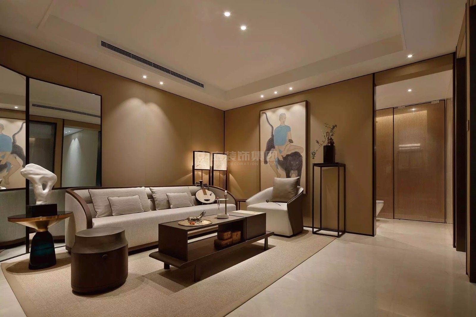 翠湖名都130m&sup2;新中式風(fēng)格案例