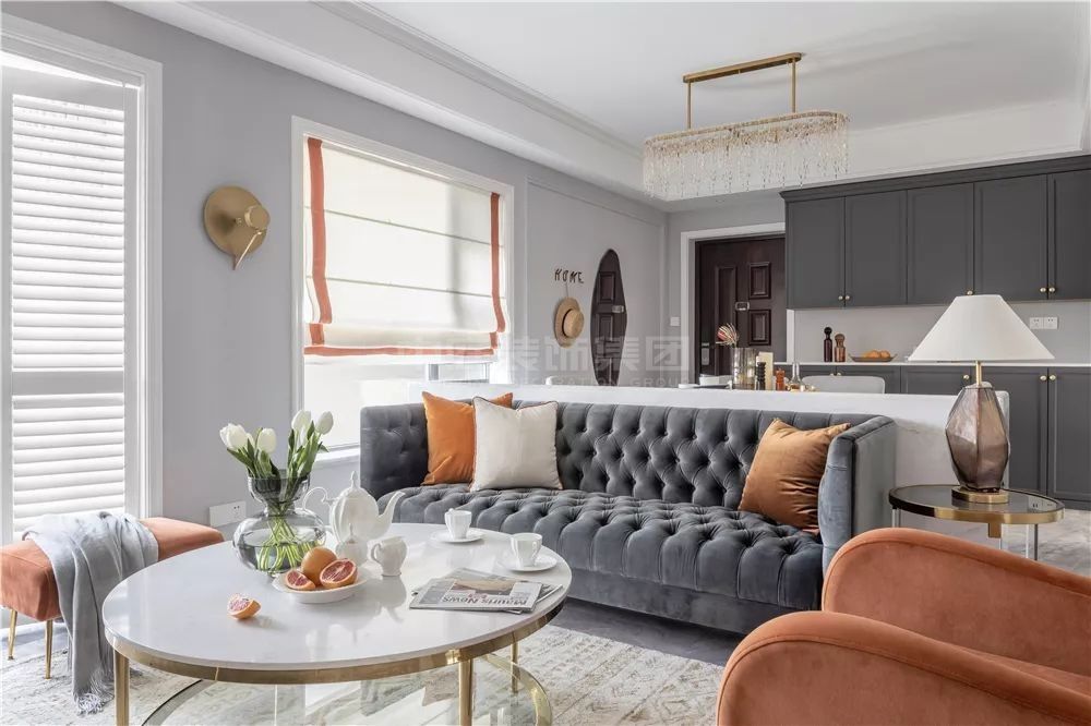 廣匯名都120m&sup2;法式輕奢風(fēng)格案例