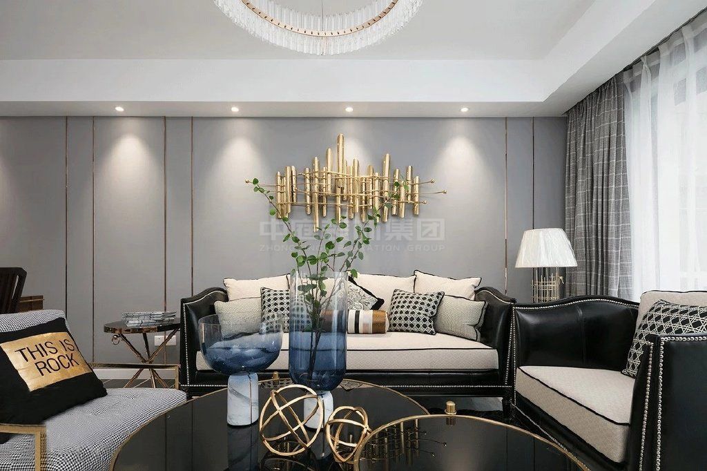 大唐盛世109m&sup2;輕奢風格案例